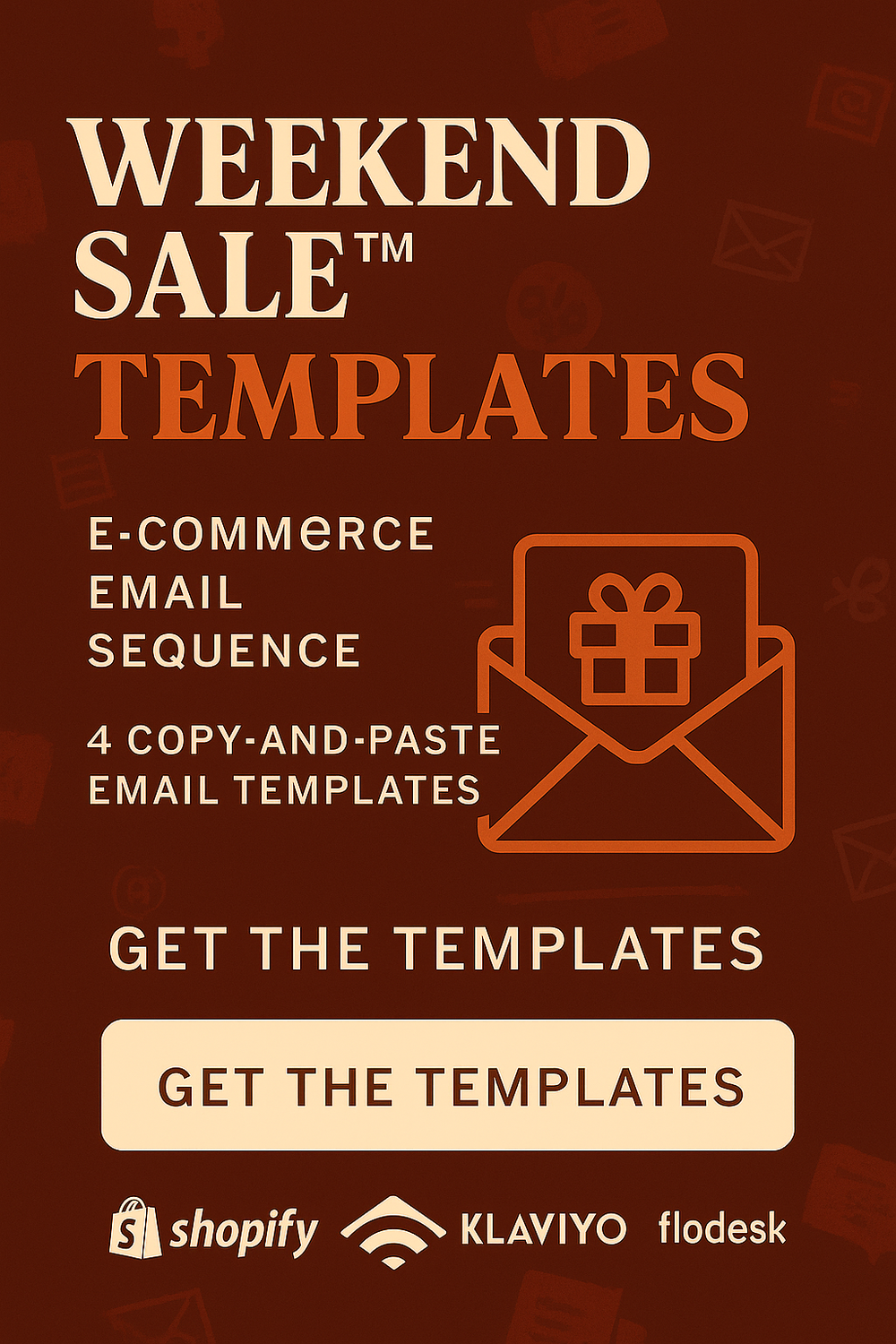E-Commerce weekend sale sequence [4 email templates]