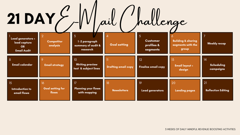 CHALLENGE: 21 Days of Email Marketing