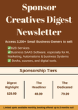 Sponsor Creatives Digest Newsletter
