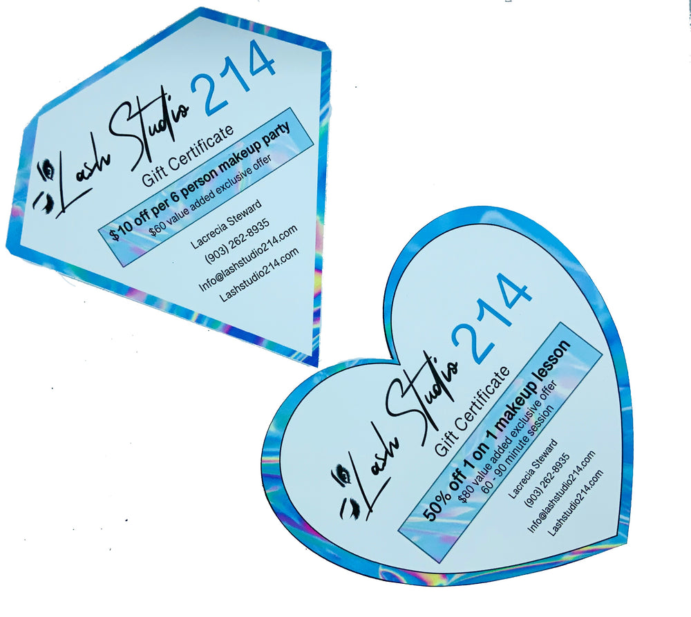 Gift Certificates Thankyou Card Touched By Ty