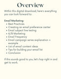 Email Marketing Basics (E-book) Touched By Ty