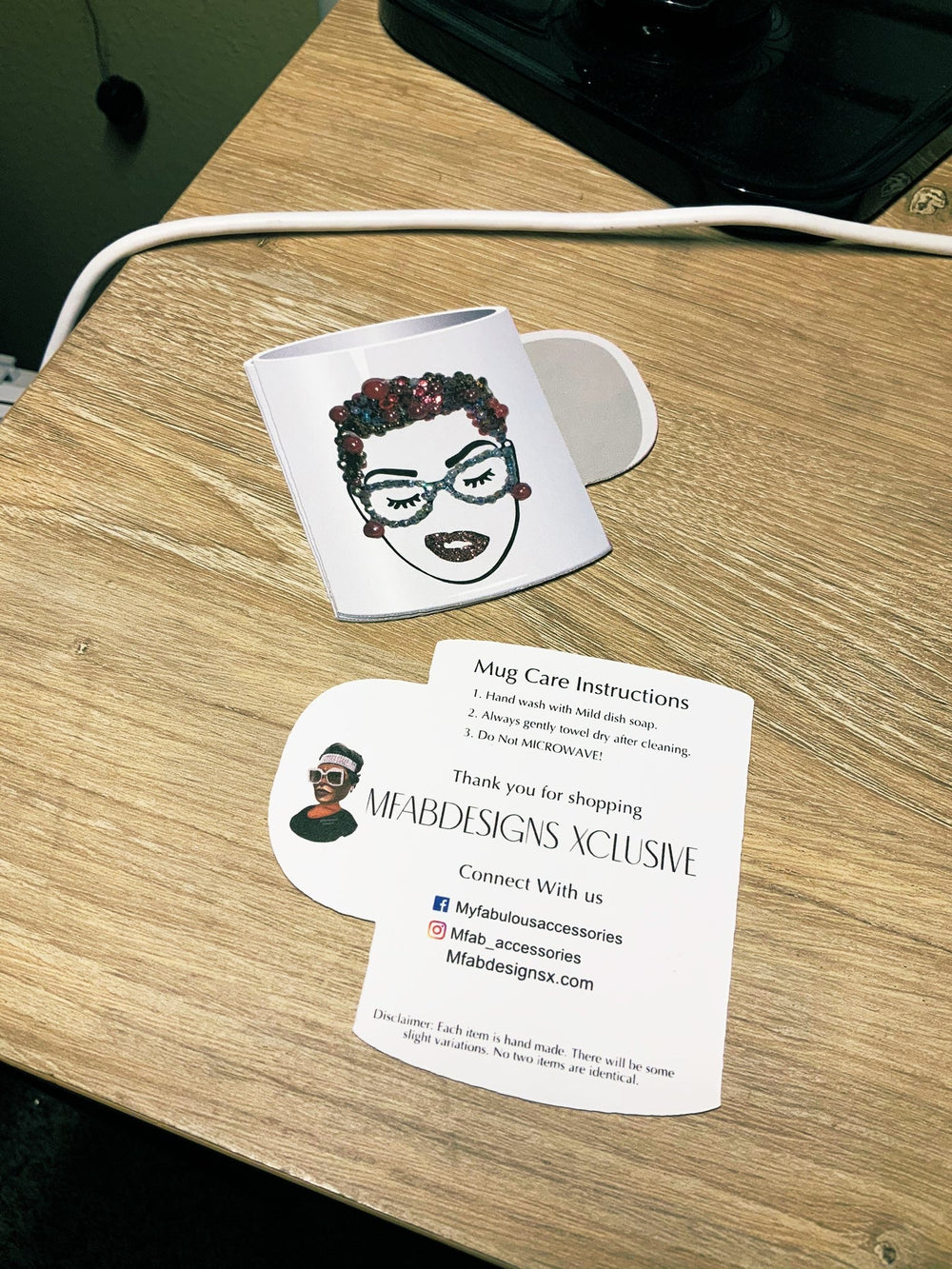 Instructional cards Thankyou Card Touched By Ty